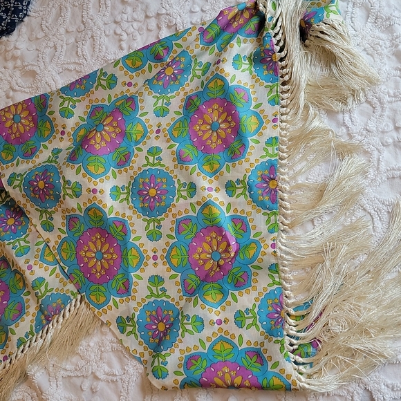 Vintage jack Marsee floral gown with shawl - Picture 5 of 14